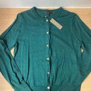 JCrew Emerald Green Cardigan